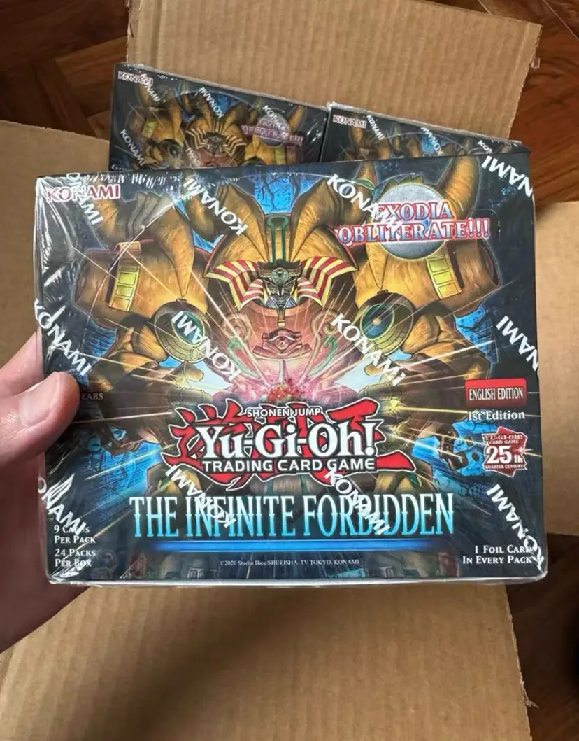 

Yugioh бесконечный запрещенный усилитель коробка 1-е издание Заводская запечатанная новая