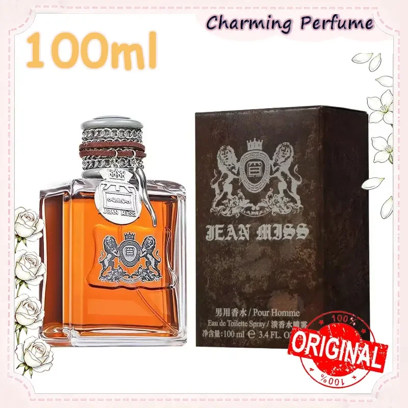 

Men's Perfume 100ML Ebony Men Sandalwood Perfume Spray Flirting Pheromone Long Lasting Romance Attract Women Valentine Day Gift