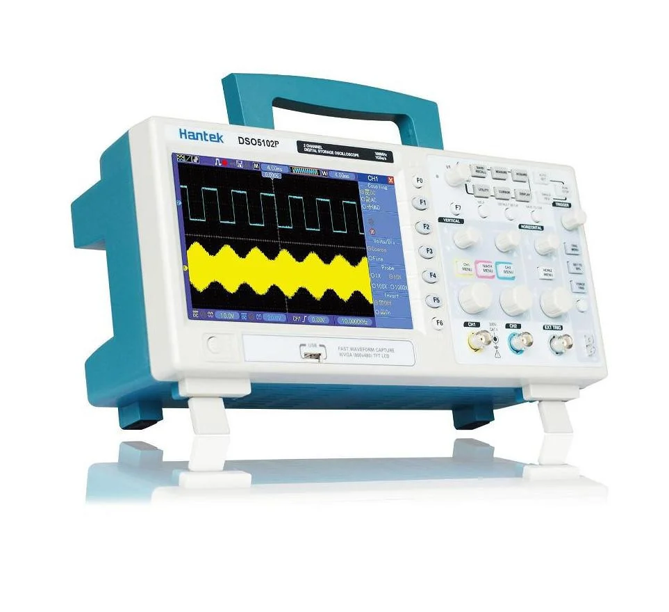 Hantek Dso5102p Digital Storage Oscilloscope 100mhz 2 Channels Bench Usb Oscilloscope