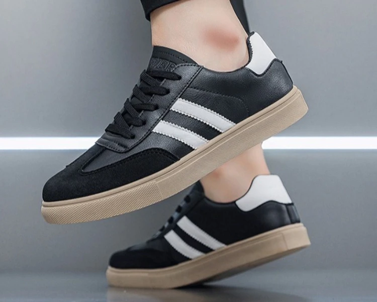 Neue Retro Herren Freizeitschuhe Rutschfeste Weiße Schuhe Boardschuhe Deutsche Armee Trainingsschuhe – Detail 5