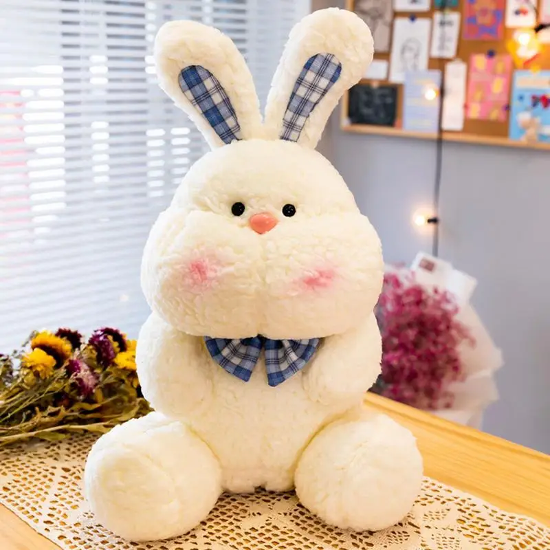 Rabbit Doll Toy Rabbit Doll Stuffed Plushies Toy Skin Friendly Rabbit Stuffed Animal Plushies Toy For Bedroom Dining Room