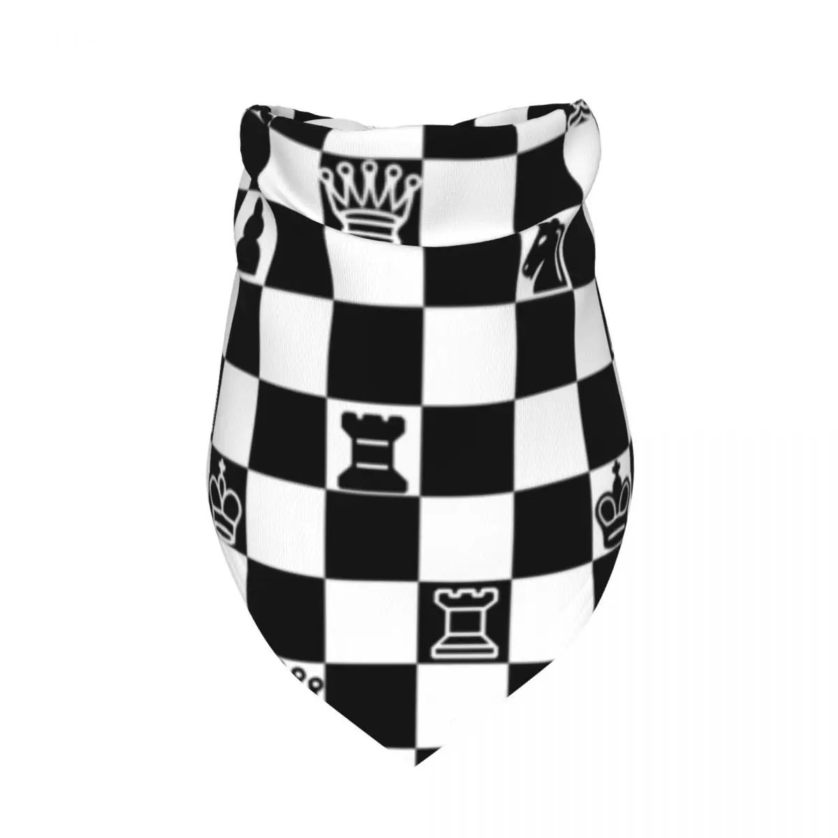 Creative Chess Pet Bandana Chessboard Game Pet Scarves Neck Decoration Pet Triangle Bibs For Cats Puppies