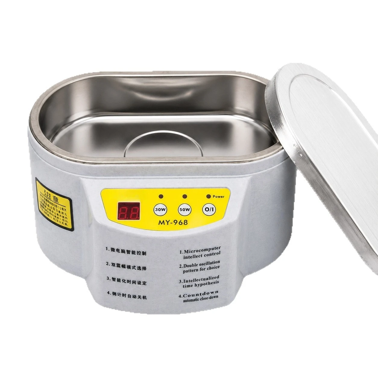Ultrasonic cleaning machine Small household oil removal and rust removal automatic cleaning