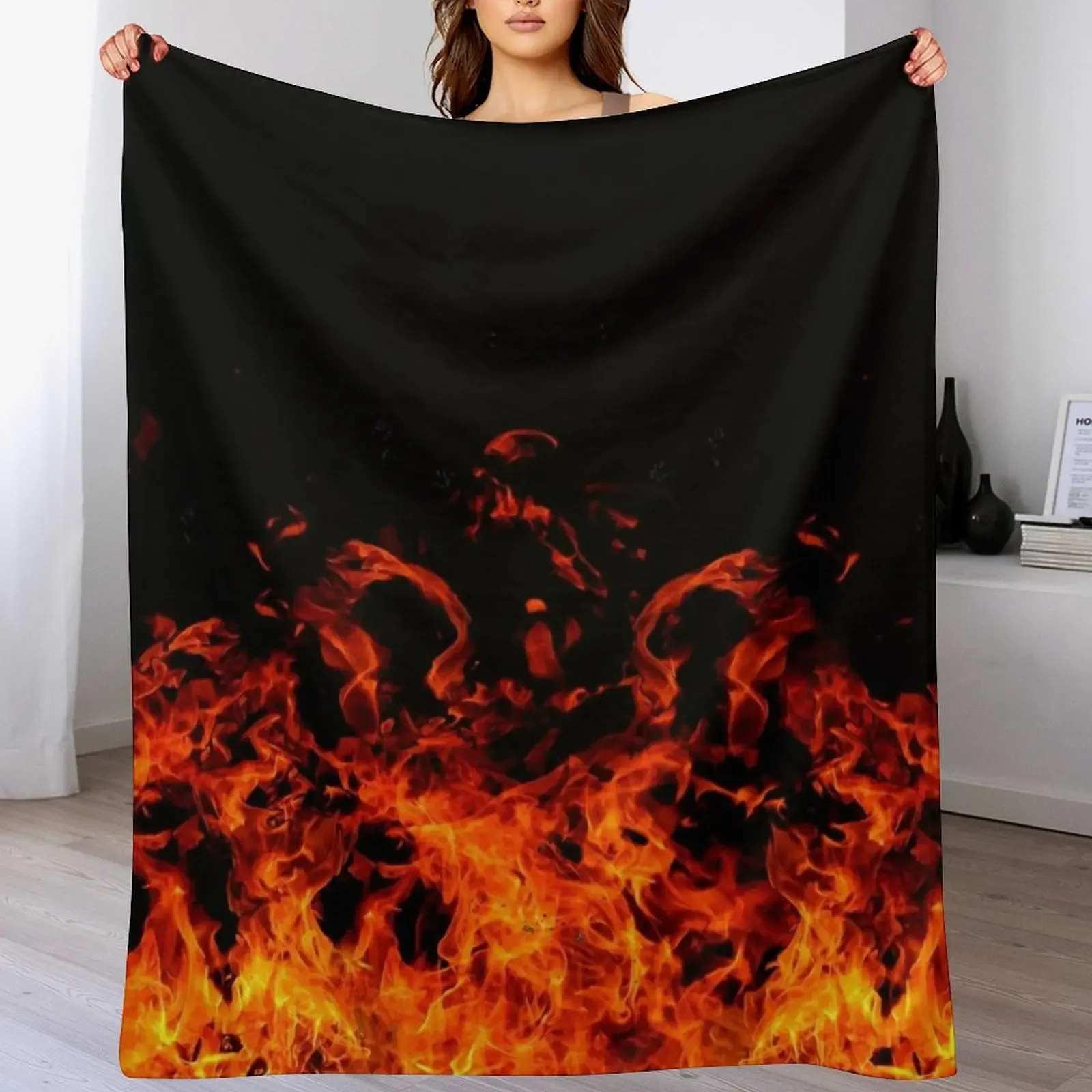 Flames Of Fury Throw Blanket Bed Fashionable Loose Decorative Sofa Blankets