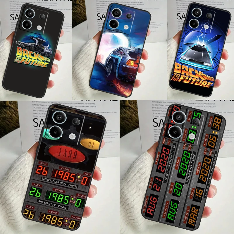 Zurück In Die Zukunft Zeit Maschine Fall Für Xiaomi Redmi Hinweis 12 11 10 9 8 13 Pro Plus 12S 11S 10S 9S 10A 9C 10C 12C 13C Abdeckung