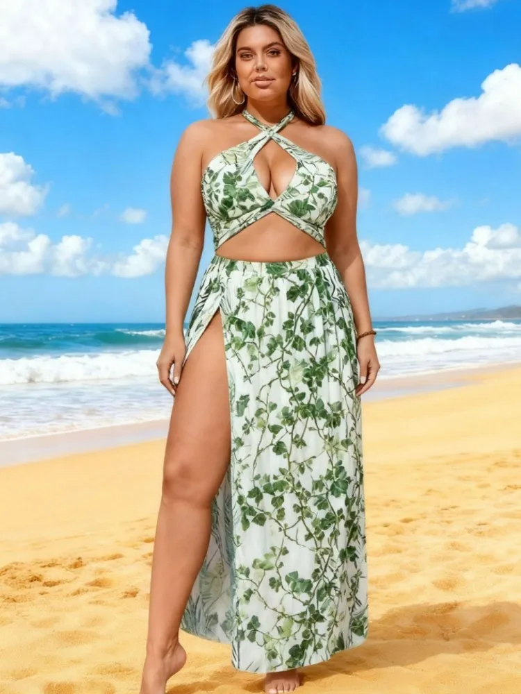 Bikini de Talla Grande con Cintura
