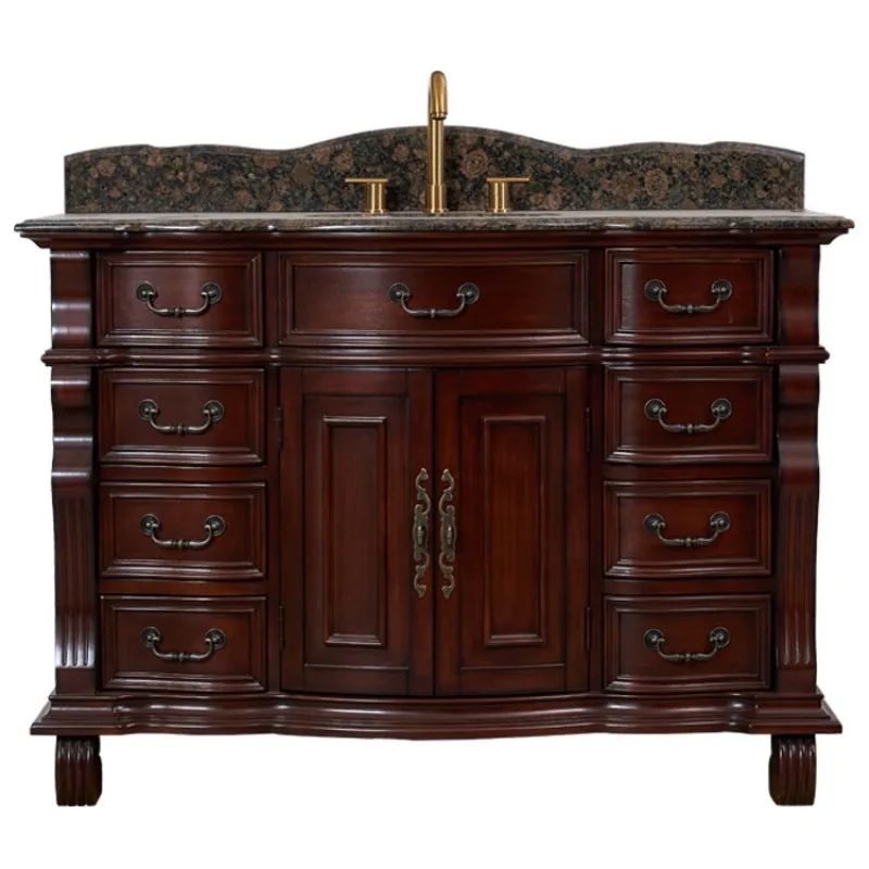 

Good Price Bathroom Furniture Cabinets Classical Design Corner Wall Wash Basin Bathroom Cabinet