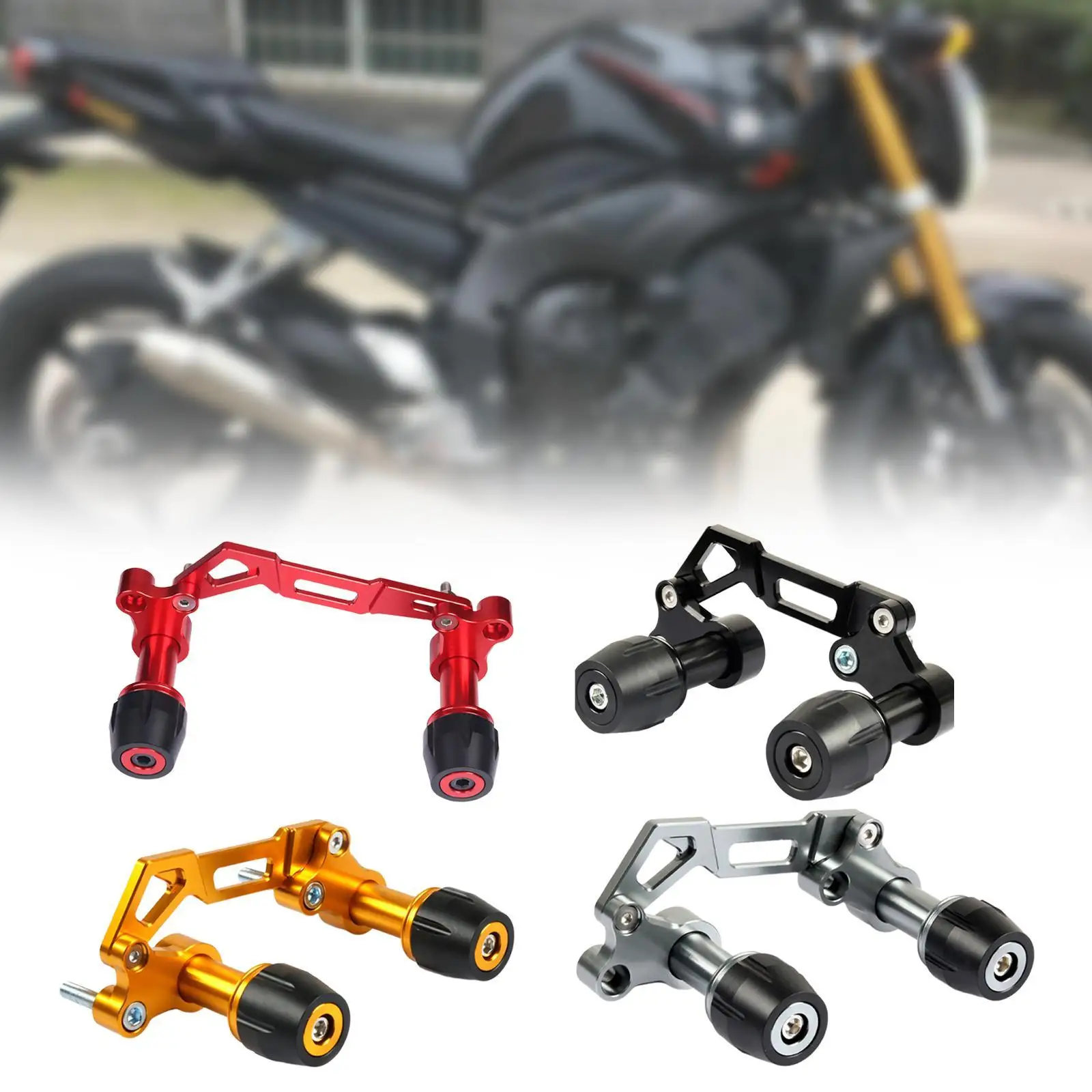 Protector deslizante anticaída para motocicleta, portátil, fácil de instalar, reemplazo, protección profesional contra caídas para Honda 350