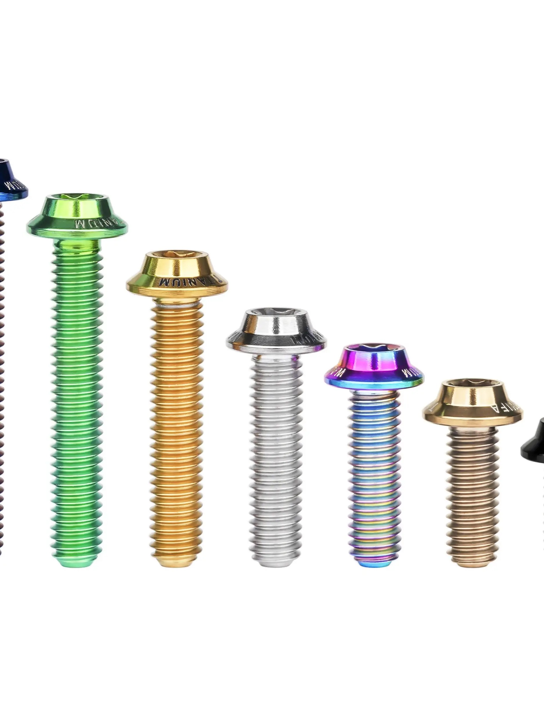 AliExpress Wanyifa M3 Titanium Umbrella Head Torx Screw T10 Butterfly Shape with Laser Marking  Fastener For Bike Motorcycle Modification