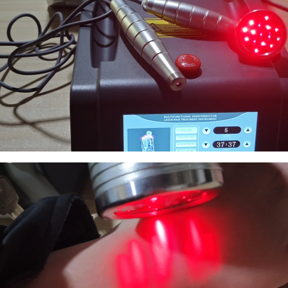 1055mW Medical Grade Cold Laser for Meniscus Tear, Home Use Therapy Device to Promote Tissue Regrowth & Relieve Body Pain