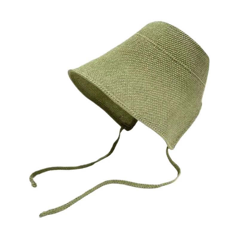 Cappelli Regency in lino e paglia per donna, cappelli da sole con fiocco, cappello da spiaggia, cappello cloche a tesa larga, cappello da donna con lacci per esterni, estate_voghion.com