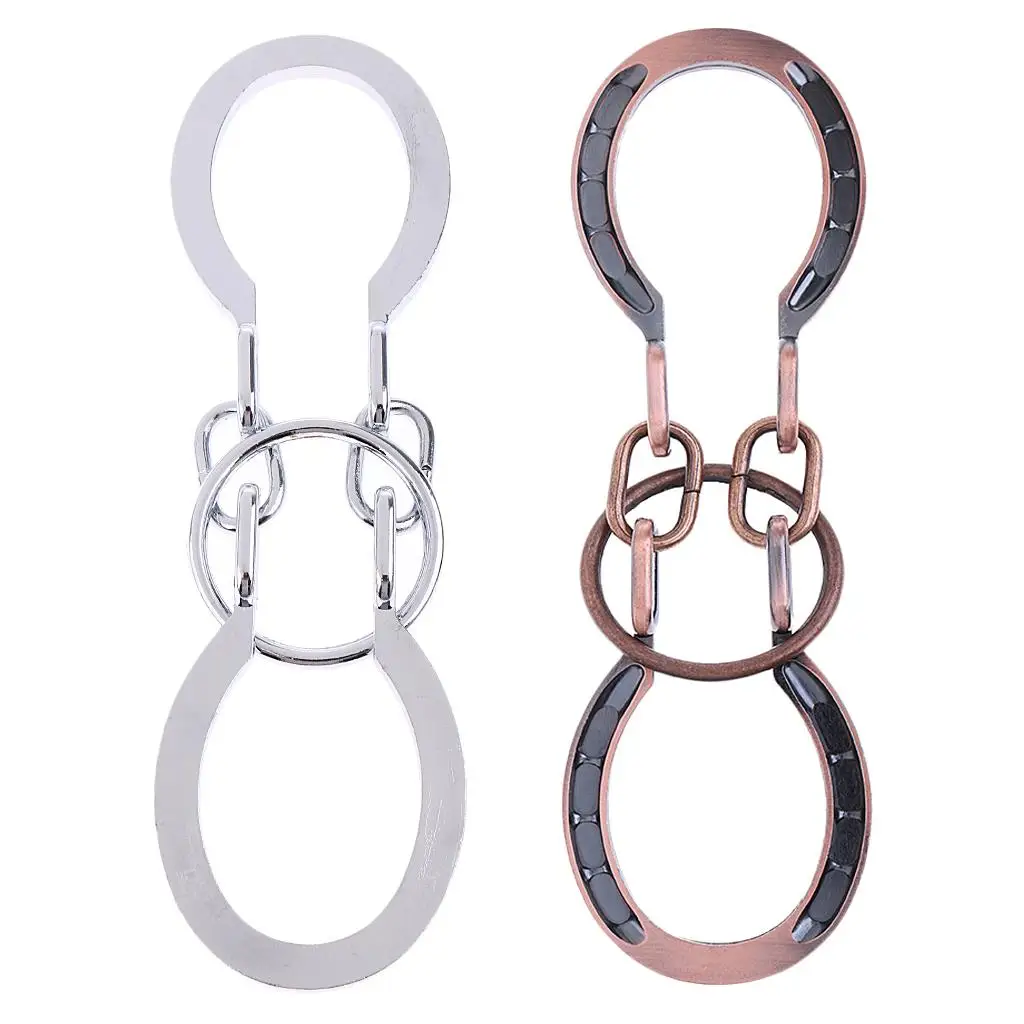 Intellectual Deduction Unlock Steel Ring IQ Game Puzzle Toy for Adults Preschool Learning Skills