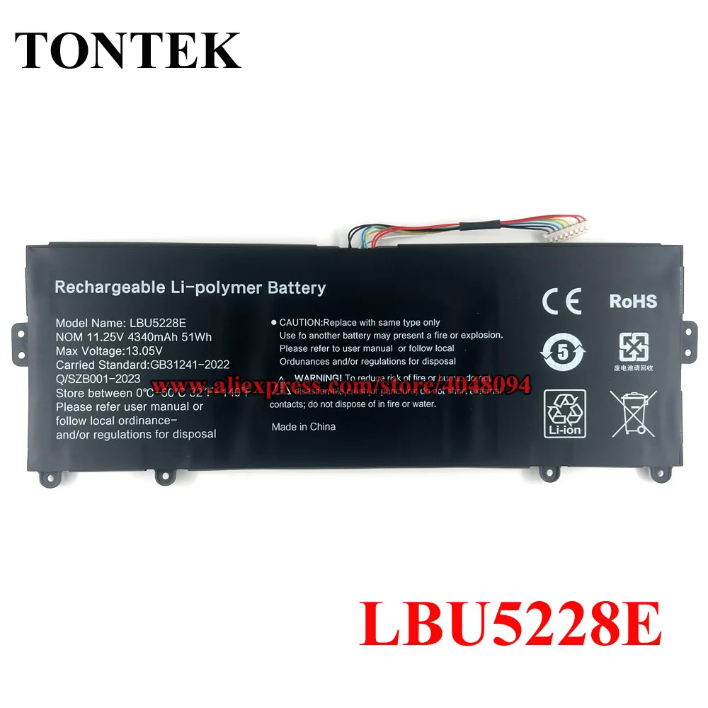 New LBU5228E For LG Ultra 13U70P 24BA0130C234 Series 11.25V 51Wh 4340mAh