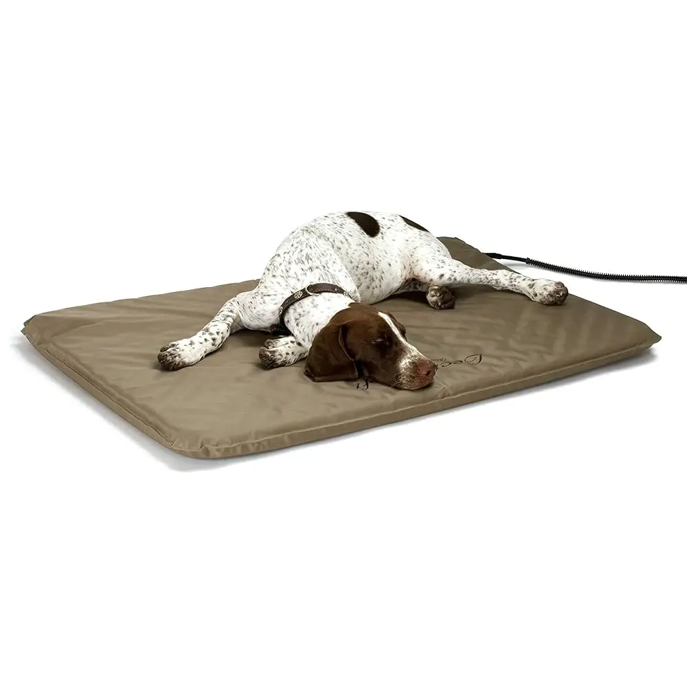

Lectro-Soft Orthopedic Outdoor Heated Dog Or Cat Bed For Large Dogs Or Multiple Cats, Safety Listed Warming Pad, Waterproof,