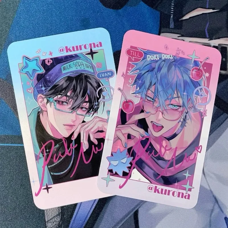 エイリアンステージアニメフォトカードイワンティル小さなカード 3 インチブックマークコレクション友人絶妙なギフト防水子供用品