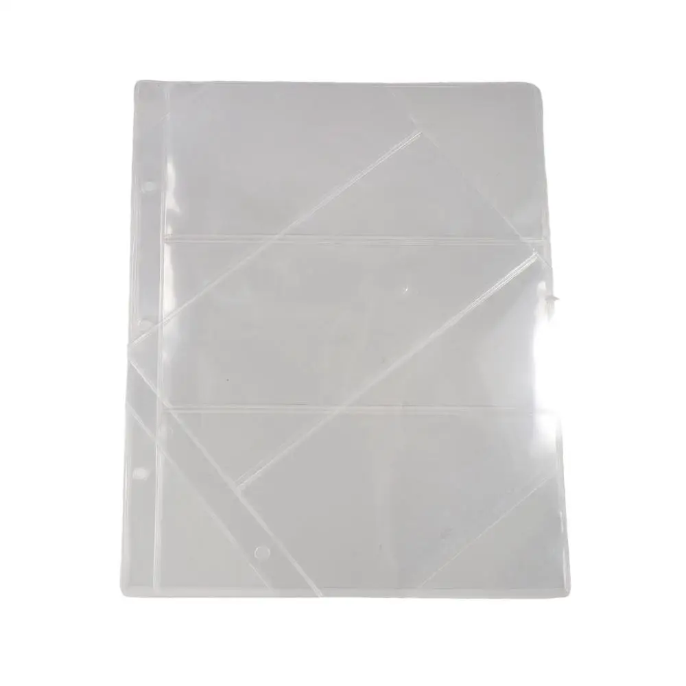 Accessory Bills Holder Money Storage Collectors Paper Money Album Album leaflet 3 holes leaflet  Currency Banknote Collecting