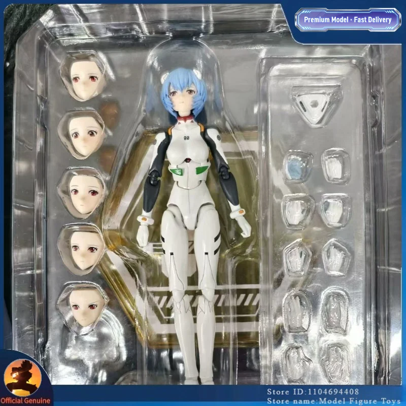 

Аниме-фигурка S.H.Figuarts Evangelion Ayanami Rei, коллекционная модель Bandai Namco, полный комплект, без повреждений, подарки для фанатов