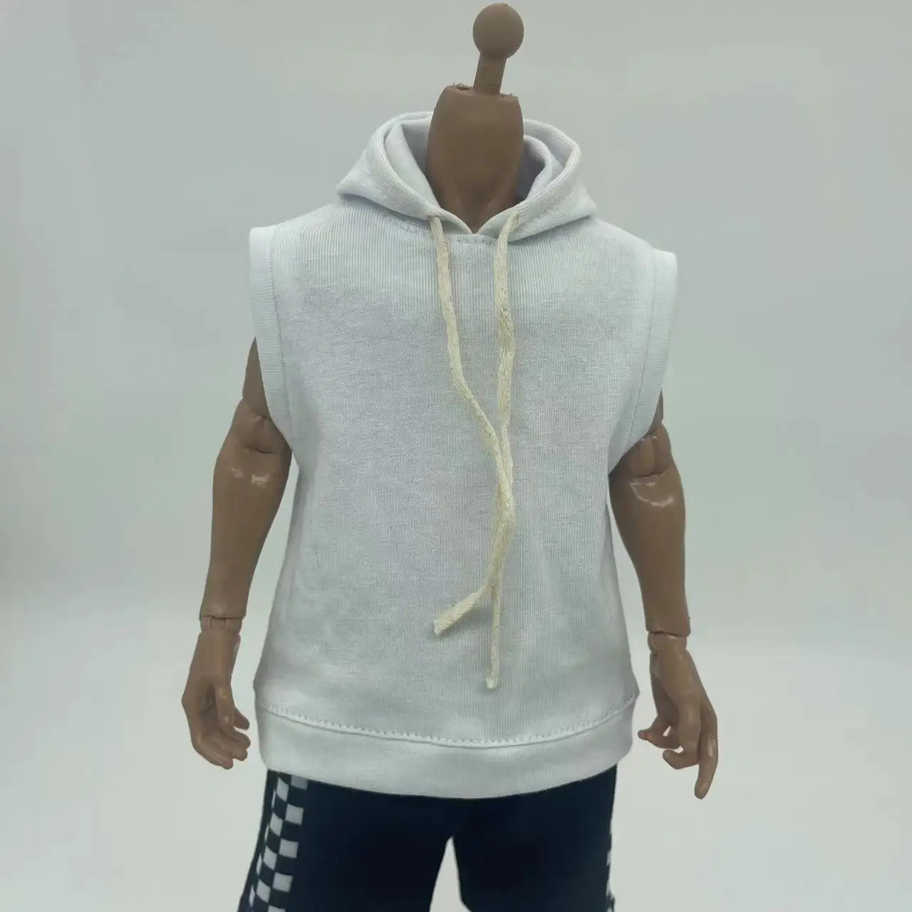 1/6 skala boneka laki-laki pakaian tanpa lengan hoodie untuk 12 "TBLeague JIAOU boneka action figure