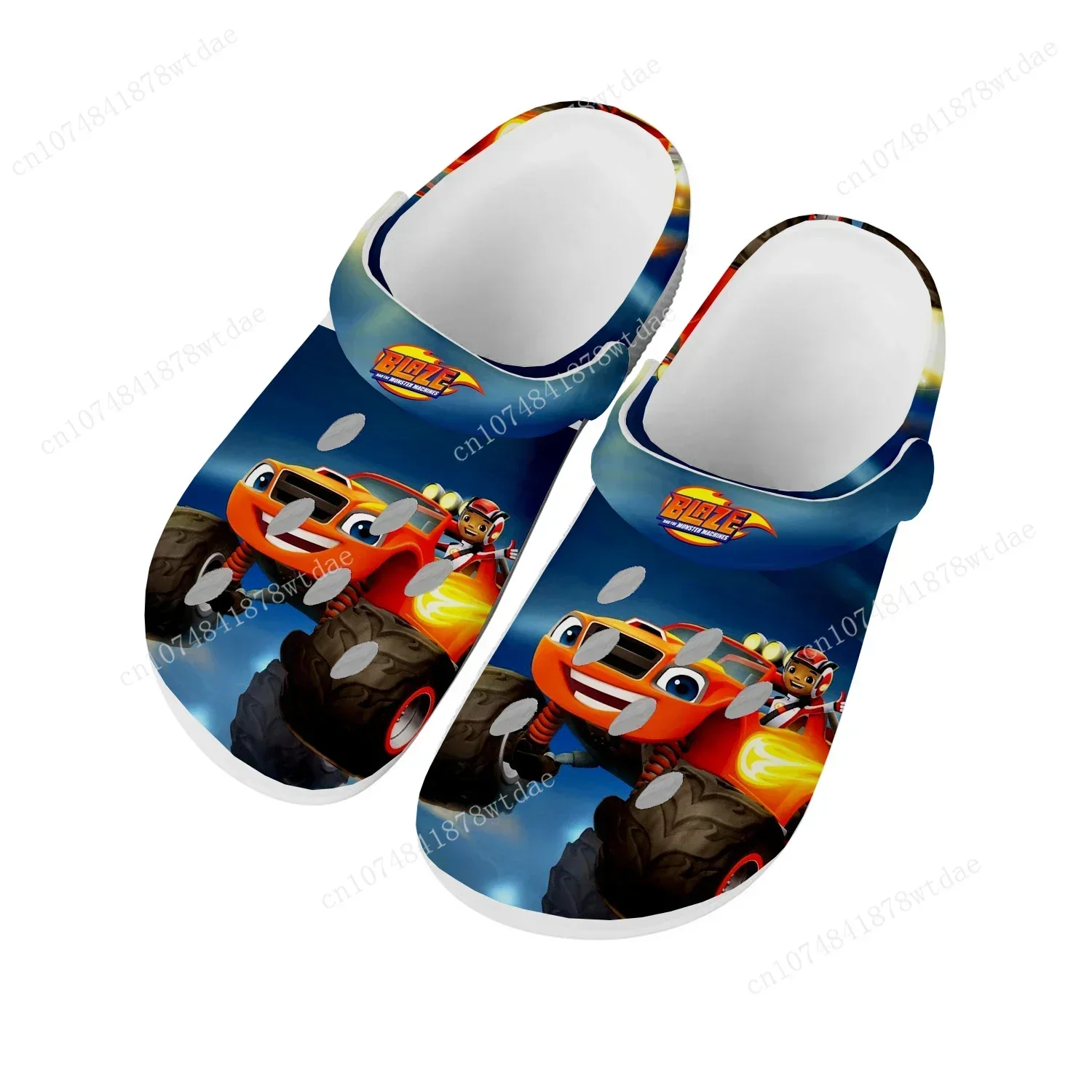 Blaze And The Monster Machines Home Clogs Mens Womens Teenager Customize Water Shoes Anime Garden Beach Hole Slippers Sandals