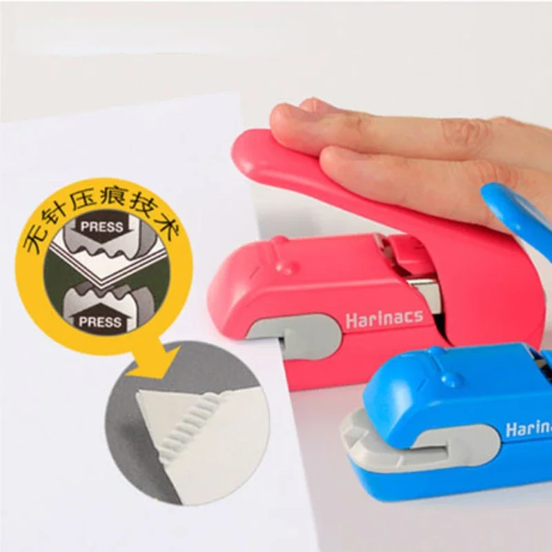 Staple-Free Stapler Harinacs Press SLN-MPH Embossing Needleless Safe and Environmentally Friendly for Office, Student