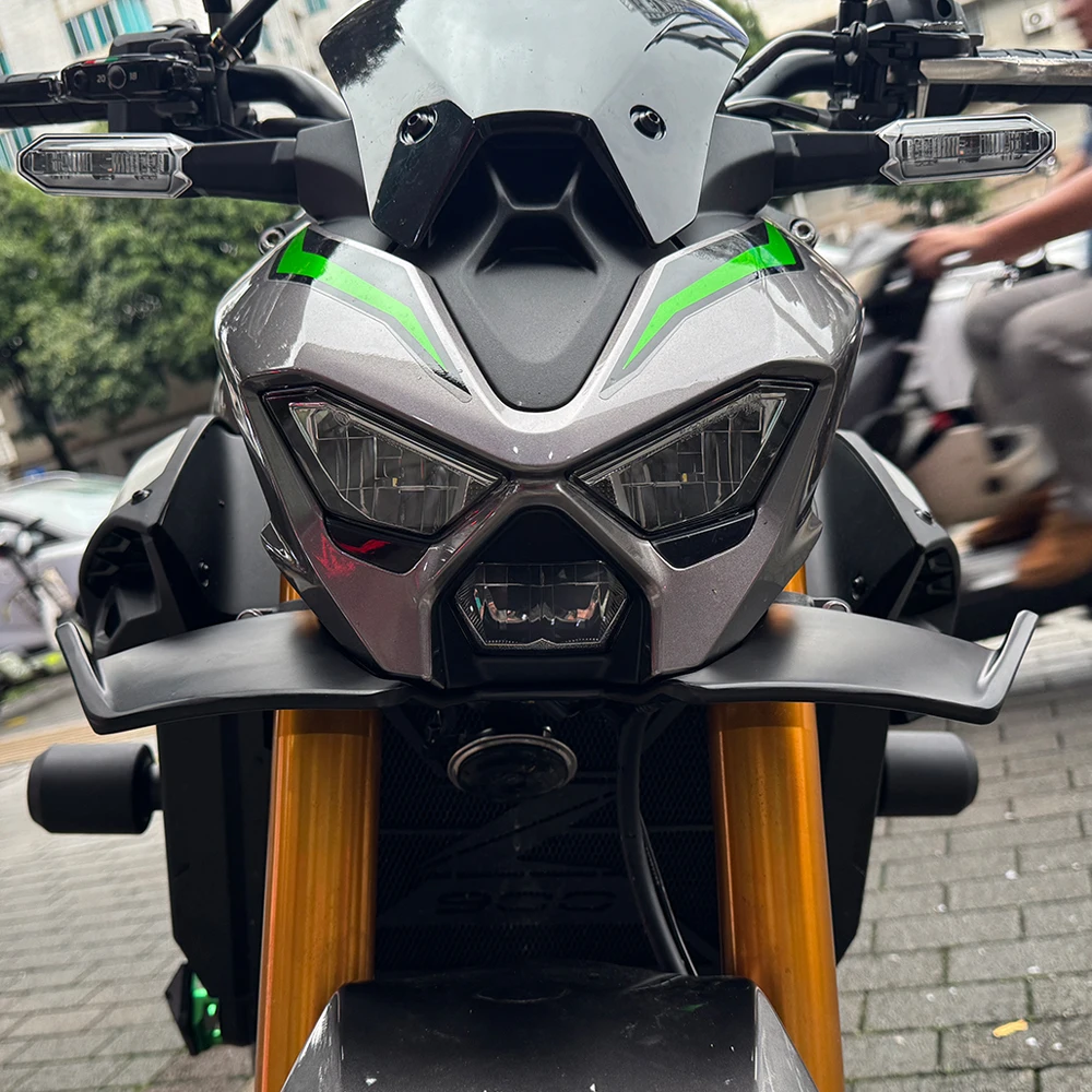 カワサキ Z900 Z900SE 2025+ 用フロントスポイラーウィンドウィン For Z900 Z900SE 2025 Wind Wing Cover Cone Aerodynamics Fairing