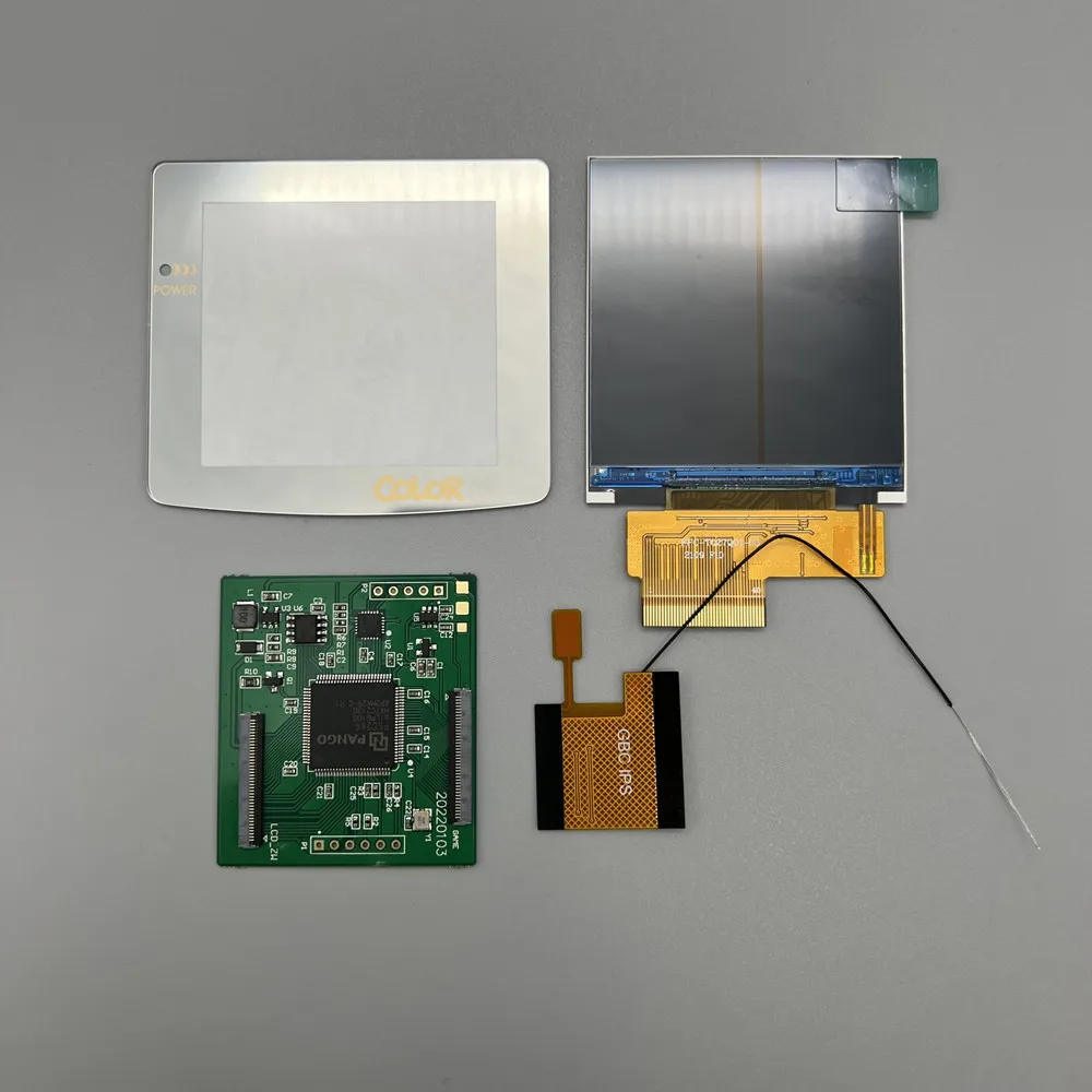 2,6 "IPS LCD-scherm met hoge helderheid is geschikt voor Nintendo Gameboy kleur IPS GBC lcd. ondersteuning pixel display