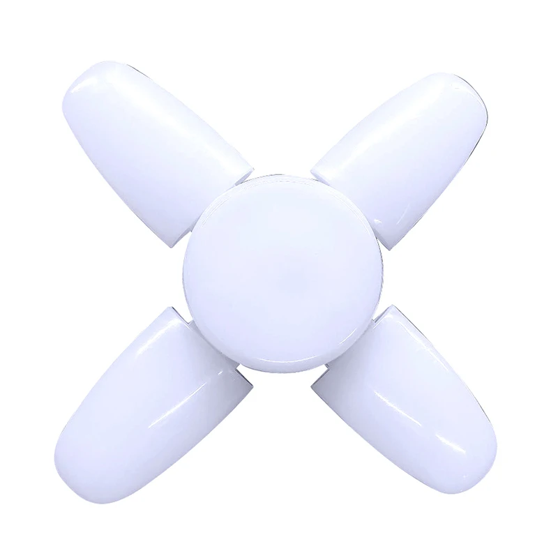 Luz LED de ahorro de energía para garaje, luz superbrillante para garaje, iluminación interior, luz plegable en forma de abanico para el hogar y la sala de estar
