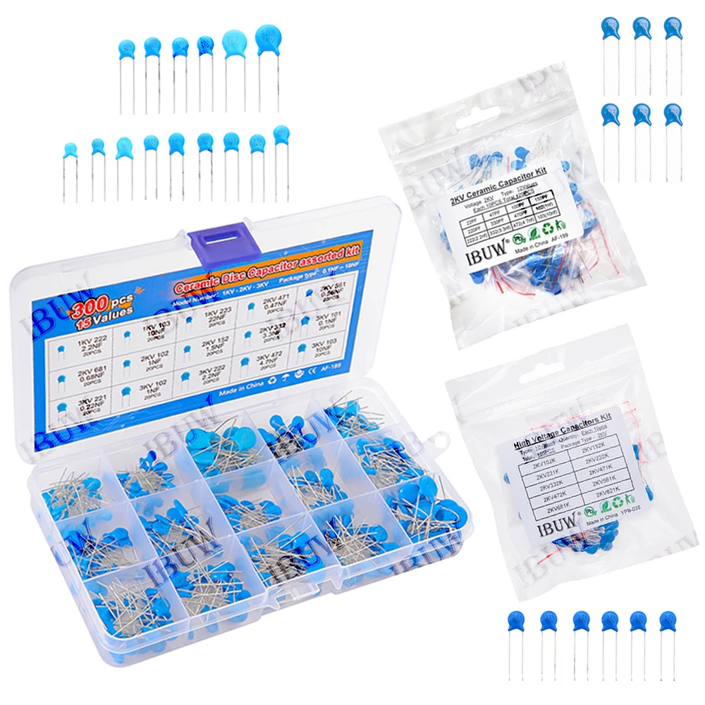 

Комплект высоковольтных керамических конденсаторов 1КВ 3КВ 2КВ 30ПФ 47ПФ 5ПФ 56ПФ 100ПФ 220ПФ 1НФ 2.2НФ 3.3НФ 4.7НФ 10НФ 100НФ 222 223 103 471