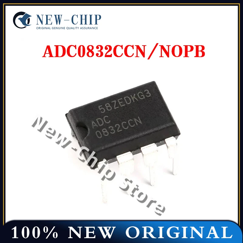 

5PCS-100PCS/LOT ADC0832CCN DIP-8 New original