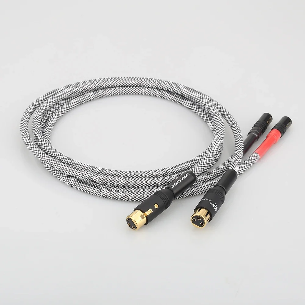 A26 XW62 High Quality audio Signature OFC Silver-Plated RCA Male To XLR Male Female Plug HiFi Audio Cable