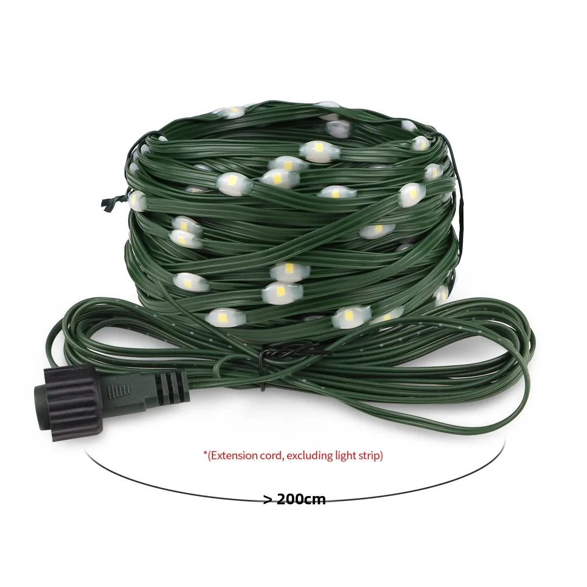 110v 220v to 24V Green Wire Leather LED String Light Waterproof Outdoor Garland Festival Decoration Garden Xmas Lights 10M-100M