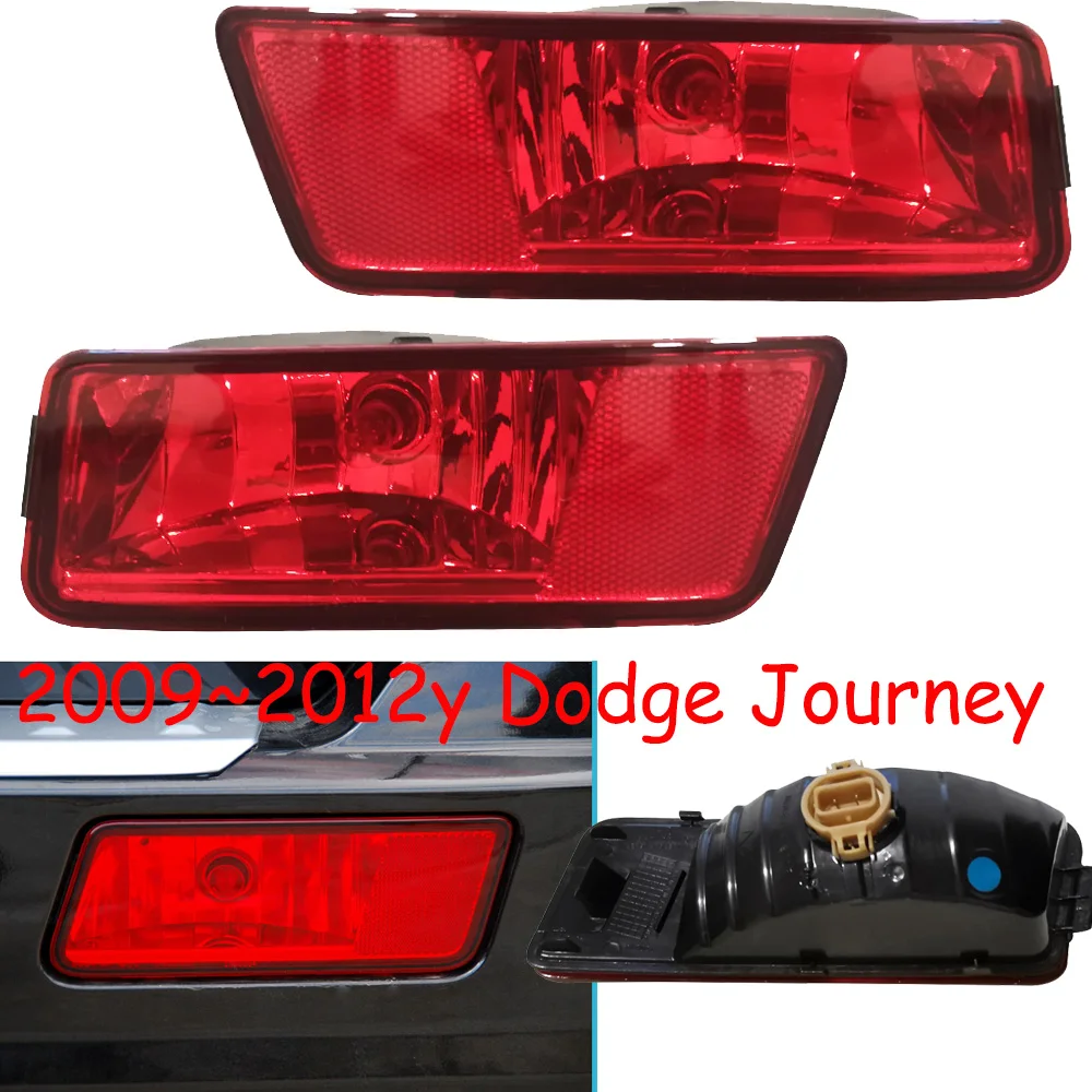 1pcs car accessories bumper tail light for Dodge Journey Taillight Reflector 2009~2013y Taillamp for Fiat Freemont fog lamp