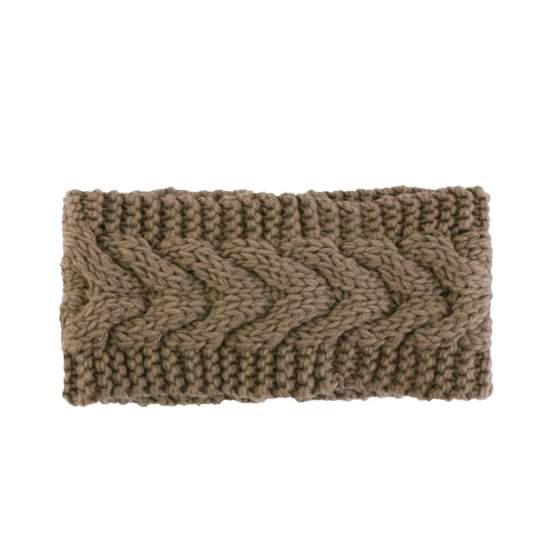 2 STK./SET Geflochtene Haarbänder aus Wolle, Winter-Strick-Innenschicht, winddicht und wärmendes Stirnband – Detail 4