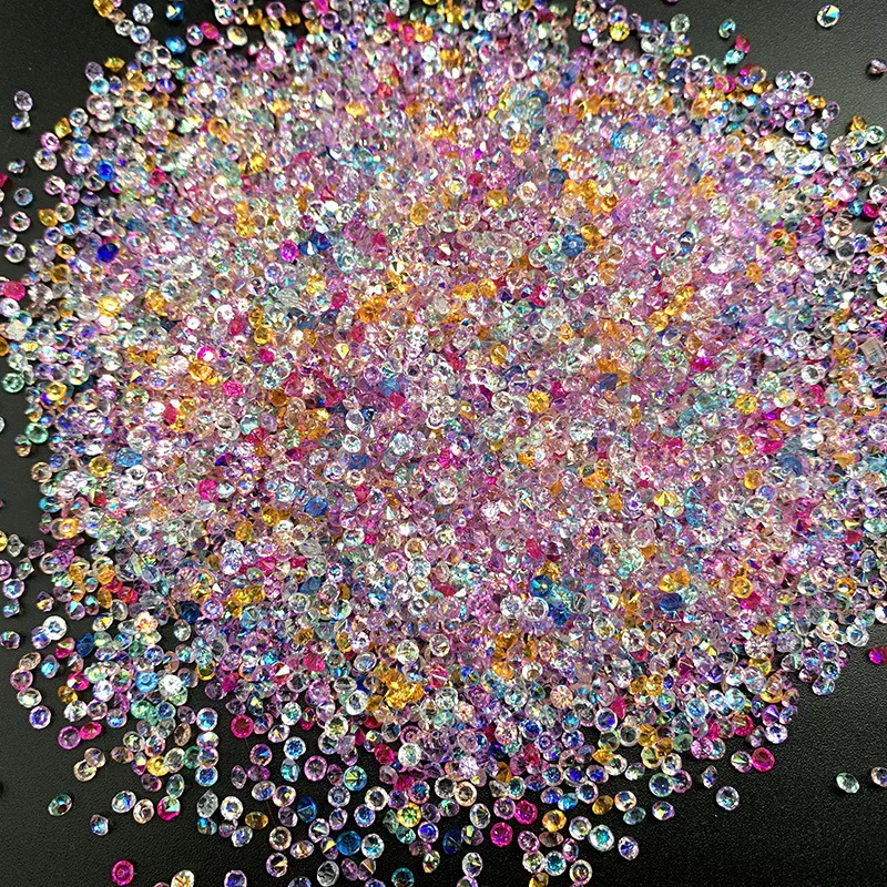 3000pcs/Pack 3mm Tiny Diamond Confetti Acrylic Crystals Wedding Party Decor Vase And Makeup Box Filling DIY Crafts Embellishment