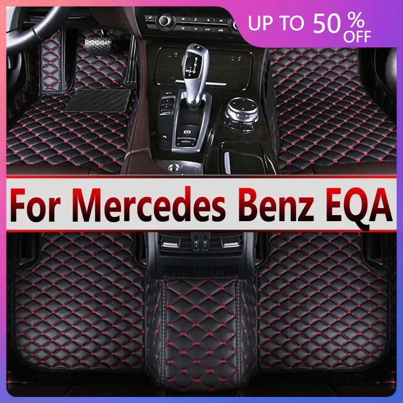 HOT Car Mats Full Set For Mercedes Benz EQA 2021~2023 Anti-dirt Pads Waterproof Floor Mats Car Floor Mats Car Accessories Interi