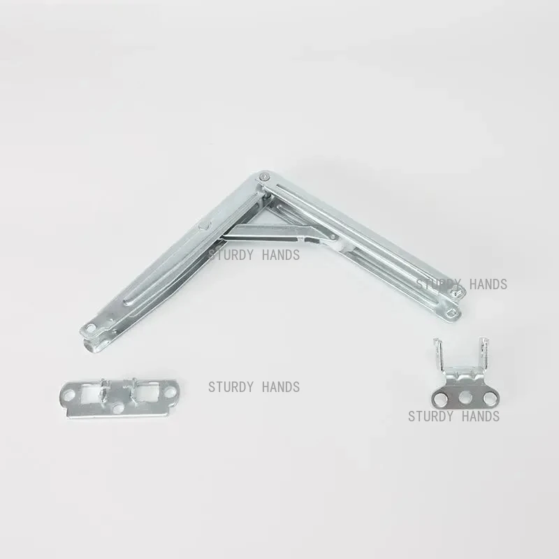 

2PCS carbon steel learning and drawing table top adjuster angle adjustment hinge lifting frame slide rail hardware accessories