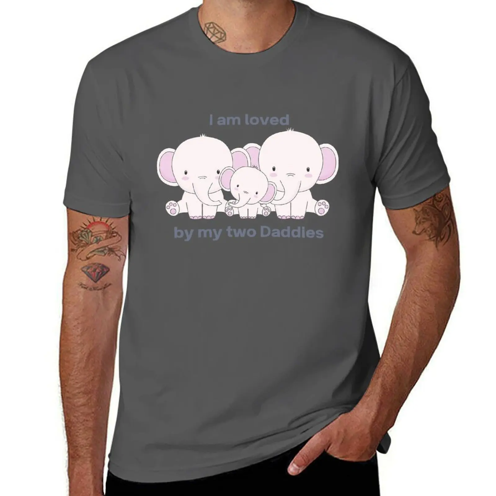 

My Dads Two T-Shirt Cool Feeling Summer Tee Shirt