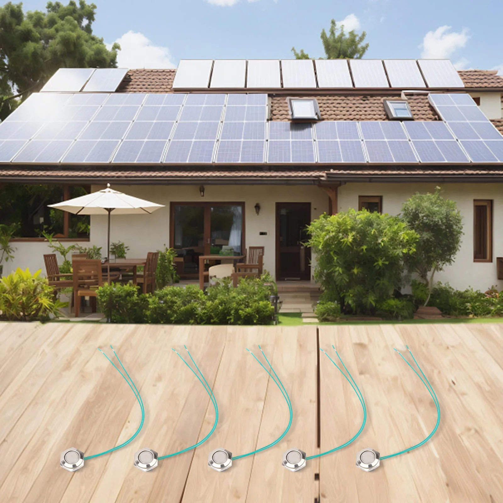 

5pcs Professional Grade Metal Momentary Switches Operating Between Twelve and Twenty Four Volts with Built In Wires