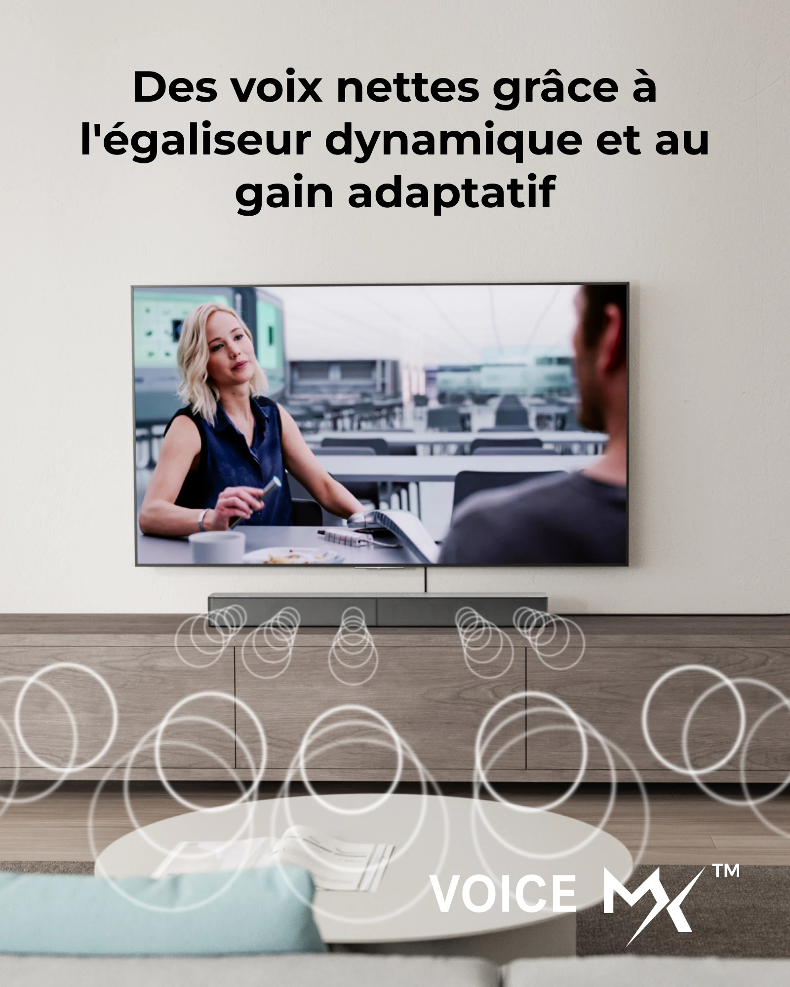 Image 4: Barre de son ULTIMEA 340W 5.1 avec Dolby Atmos, système de son Surround avec caisson de basses filaire de 5,25 pouces, contrôle intelligent d'application Home cinéma