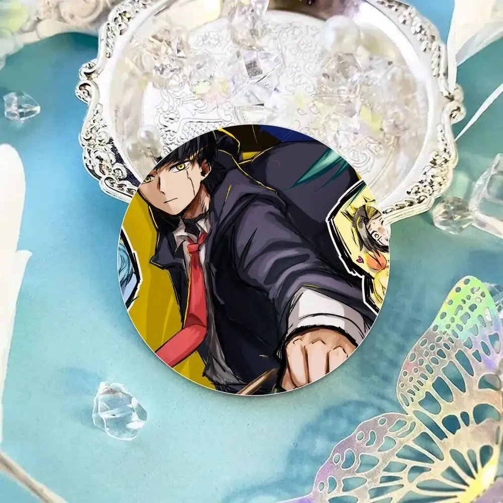 Anime Mashle Magic And Muscles Badge Tinplate Meme Round Brooch For Hat Bag Creative Lapel Jewelry Accessories Gifts view 6