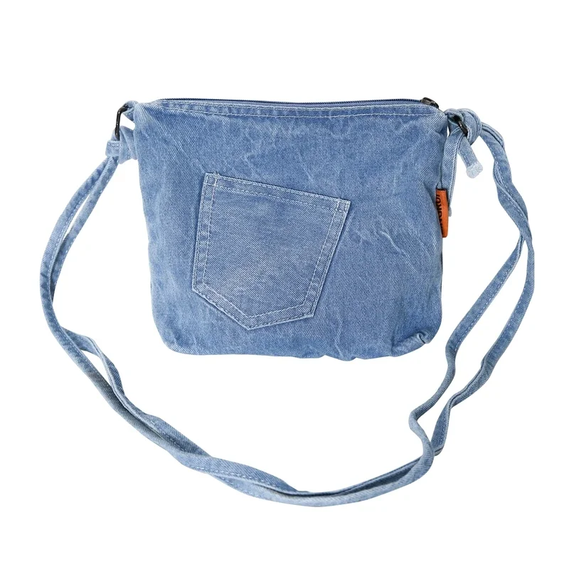 New Jeans Women\'s Bag Canvas Shoulder Bag Cowboy Designer Handbags Small Denim Messenger Bag Y2K Eco Bag Korean Satchels Unisex