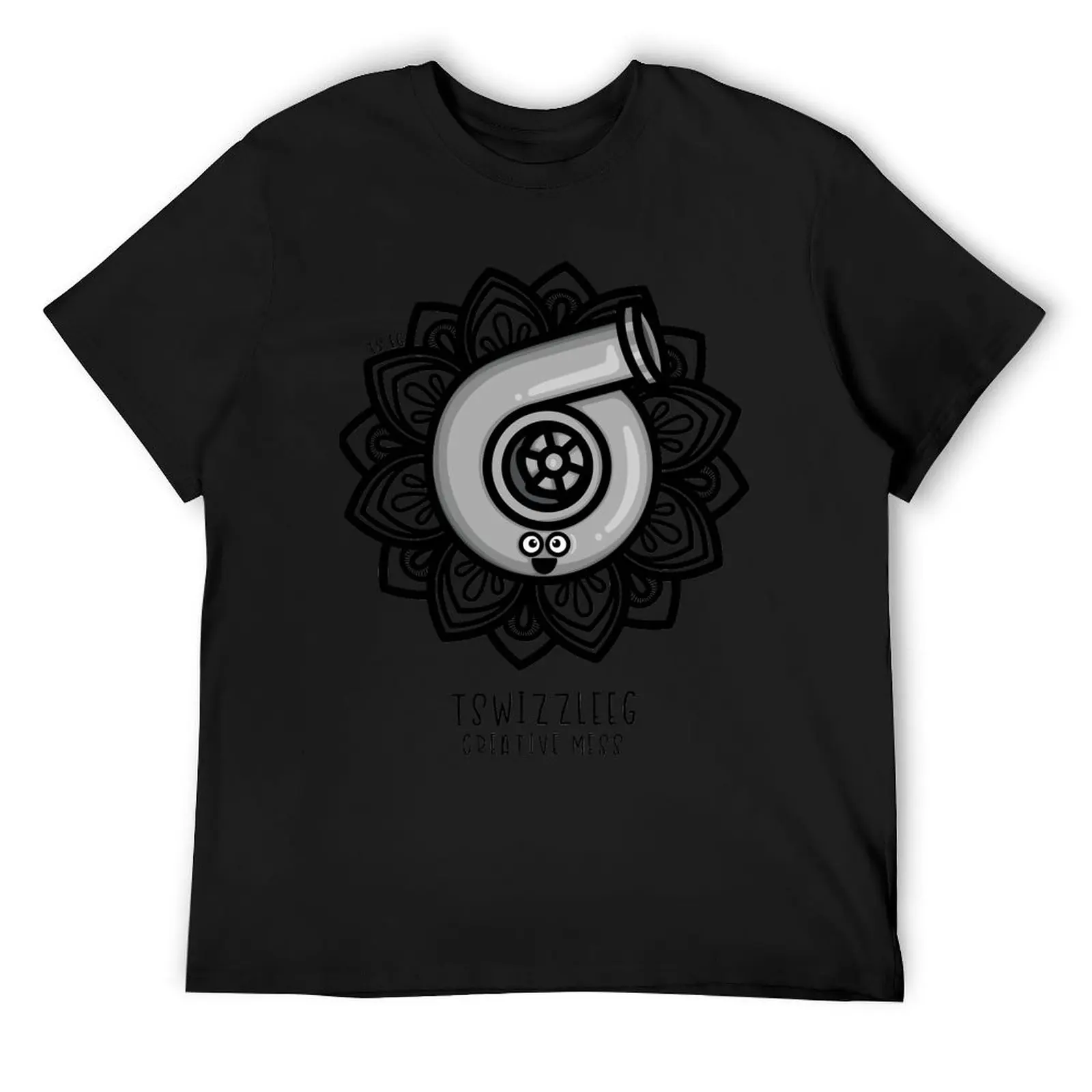 Gifts For Men Cutest Turbo Mandala Graphic For Fan T-Shirt oversized t shirt man clothes men t shirts