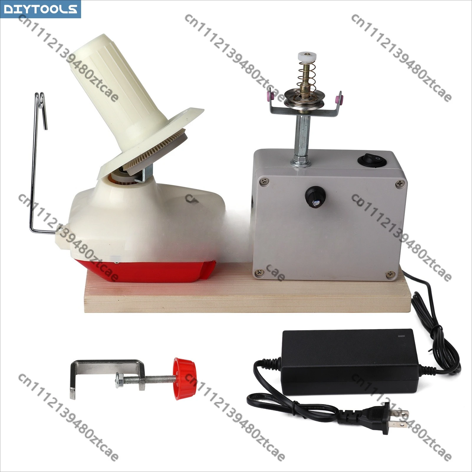 Electric Wool Ball Winder for Winding Yarn Skein String Thread and Fiber Swift Wool Yarn Winder Knitting Accessories DIY