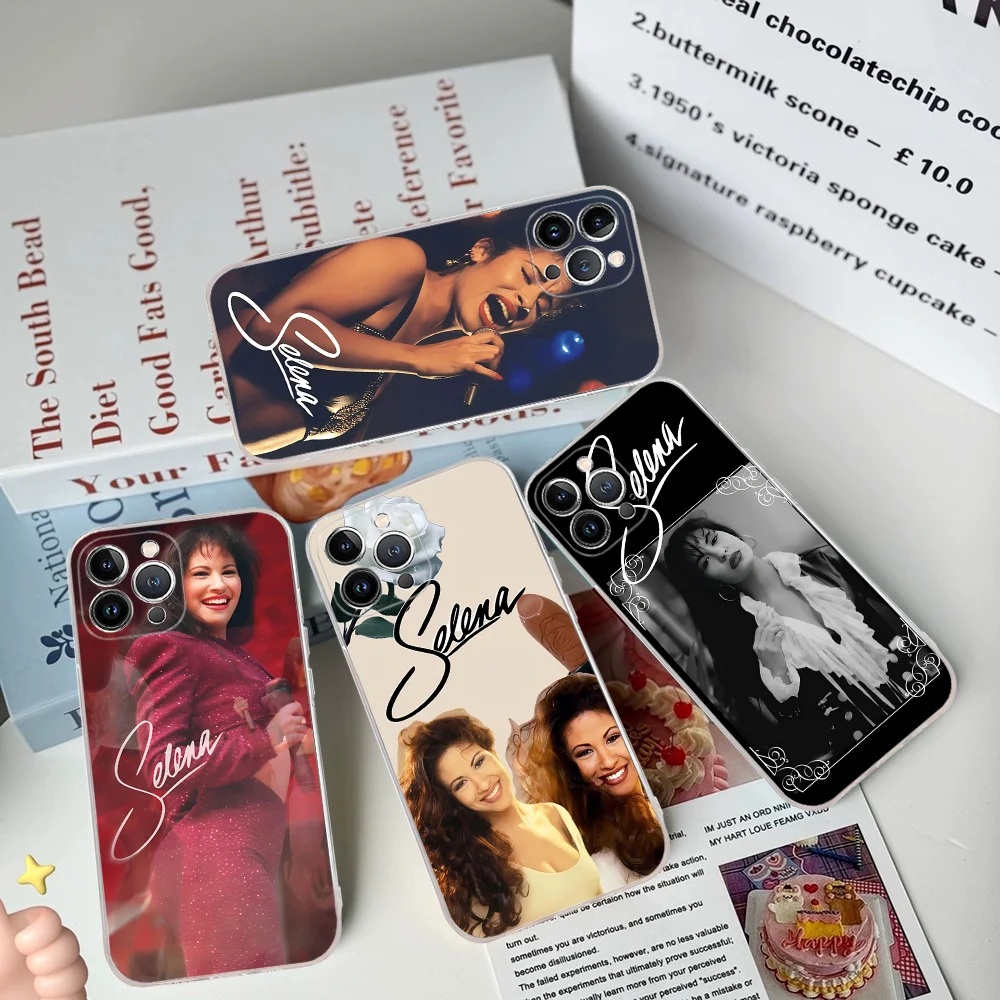 S-Selena Phone Case for iPhone 16 15 8 7 6 6S Plus X SE XR XS 14 11 12 13 Mini Pro Max Mobile Case