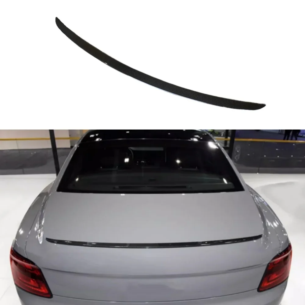 New Style Dry Carbon Fiber Tail Wing Body Kit for Flying Spur Upgrade Rear Spoiler Car Modification Kit
