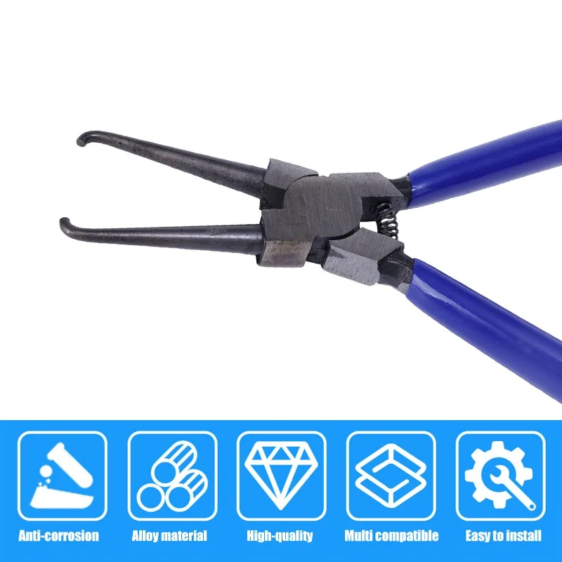 17 ซม.ท่อน้ํามันเชื้อเพลิง Snap ถอดคีมเหล็กคาร์บอน Joint Clamping Plier ท่อน้ํามันการใช้กรองท่อคีม Auto Repair เครื่องมือ