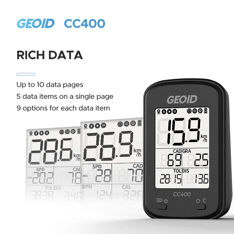 GEOID GPS Bike Computer Cycling ANT+Bluetooth Wireless GPS Bicycle Speedometer Waterproof Road Bike MTB Cycling Odometer