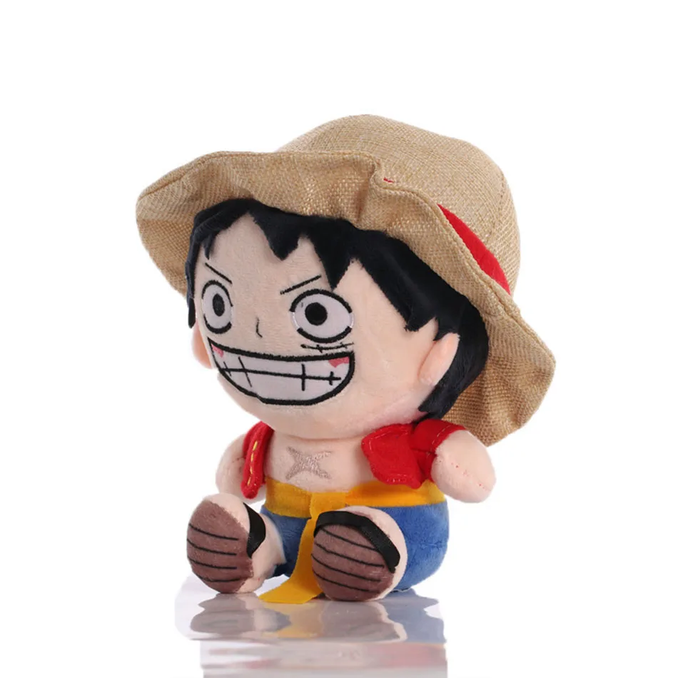 HoT 25cm One Piece Anime-Figur Zoro Luffy Chopper Plüschtiere Niedliche Cartoon-Plüschpuppen Anhänger Kinder Weihnachtsgeschenke – Detail 6