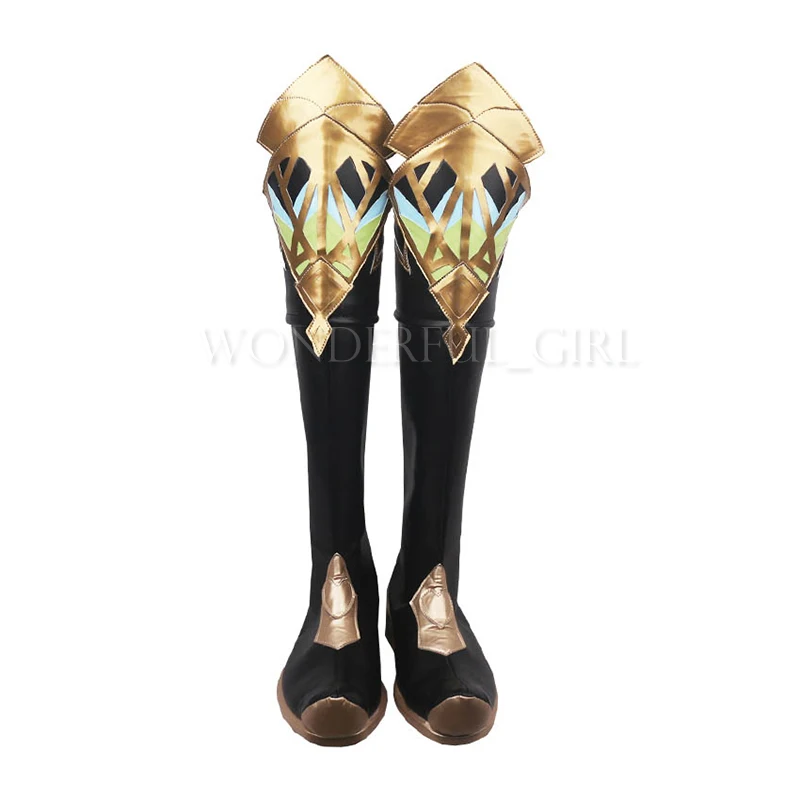 Novo jogo genshin impacto cosplay sapatos genshin impacto al haitham cosplay botas carnaval sapatos de halloween para mulheres