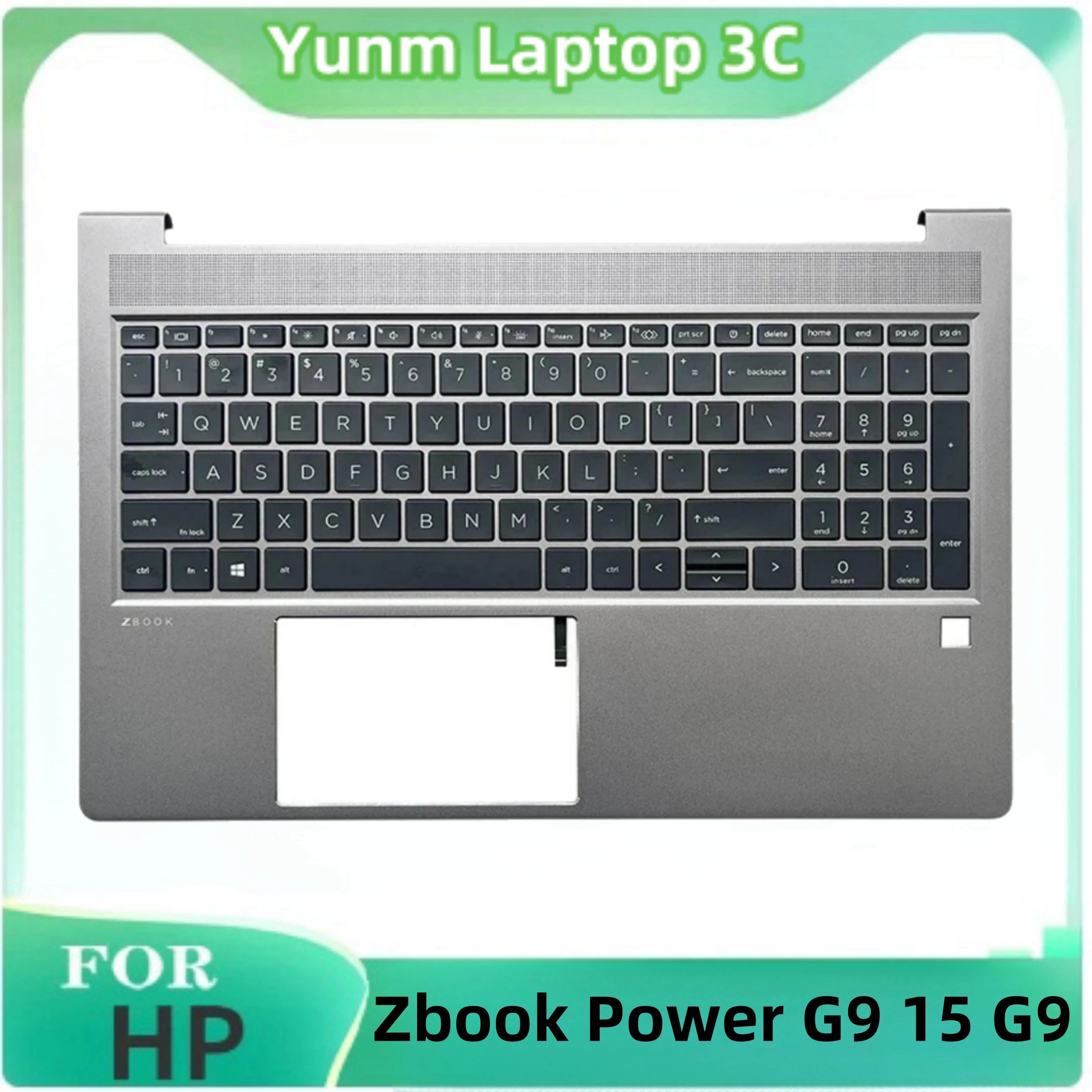 

Для ноутбука HP Zbook Power G9 15 G9, новая подставка под ладонь, искусственная кожа, с подсветкой, Оригинальная клавиатура в Соединенных Штатах, стандартная